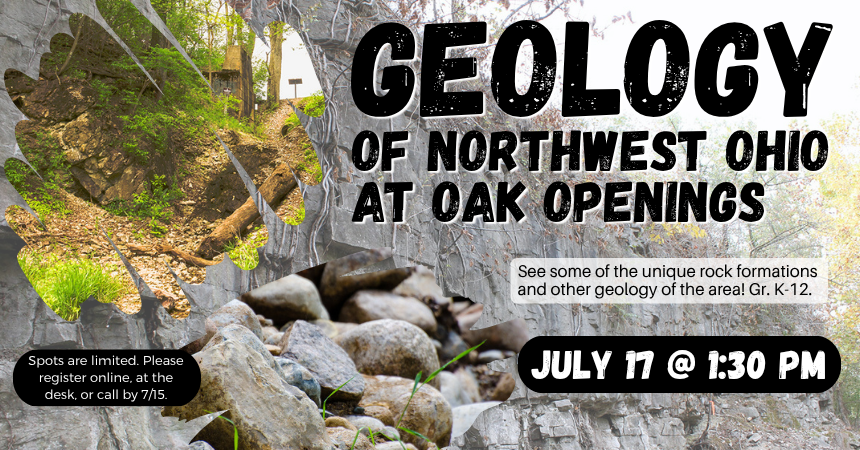 Geology of Northwest Ohio at Oak Openings (gr. K-12)