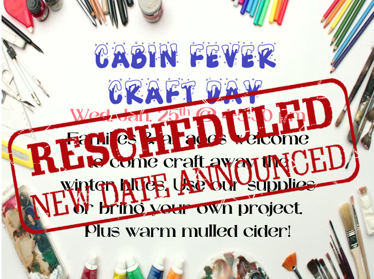 rescheduled craft day 2023