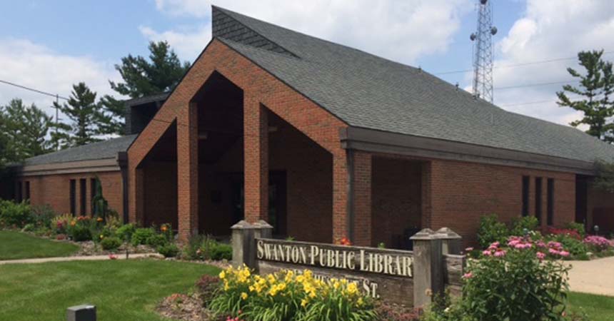 Swanton Public Library building exterior