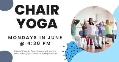 Chair Yoga with Dawn Seigneur June 2024