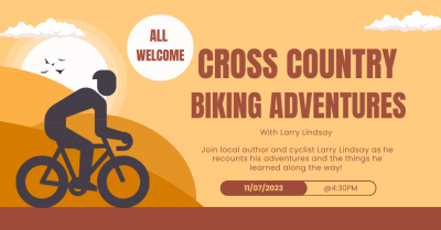 Cross Country Biking Adventures with Larry Lindsay