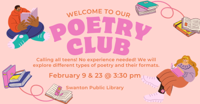 Poetry Club for Teens feb 2024