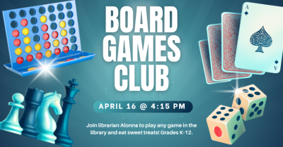 Board Games Club for Grades K-12