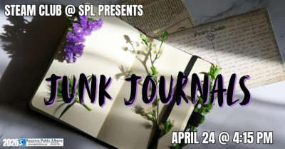 STEAM Club for grades K-12: Junk Journals
