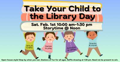 Take Your Child to the Library Day.