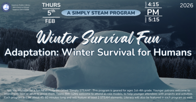 Adaptation: Winter Survival for Human
