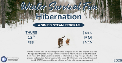 Winter Survival Fun: Hibernation
