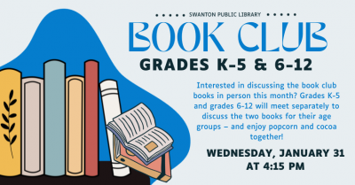 Youth Book Club Discussions jan 2024