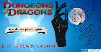 Dungeons & Dragons Club (teens/adults)