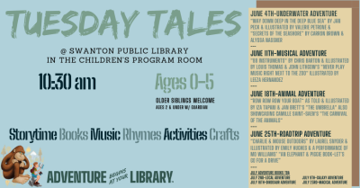 Tuesday Tales: Summer Storytime (preschool)