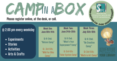 Camp in a Box: (grades K-5)