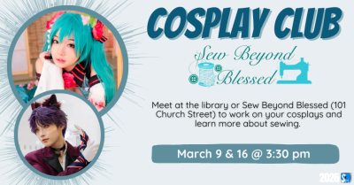 Cosplay Club at Sew Beyond Blessed