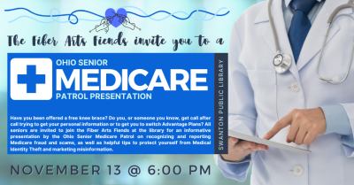 Senior Medicare Patrol Presentation with the Fiber Arts Fiends