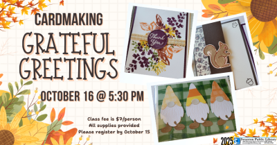 Cardmaking: Grateful Greetings