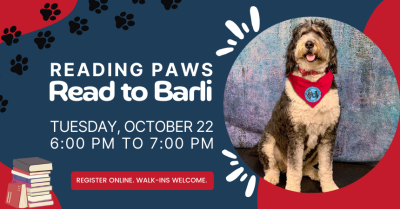 Read With Barli: Therapy Dog