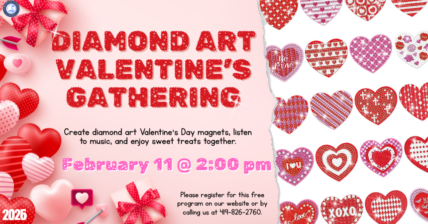 Diamond Art Valentine's Day Gathering