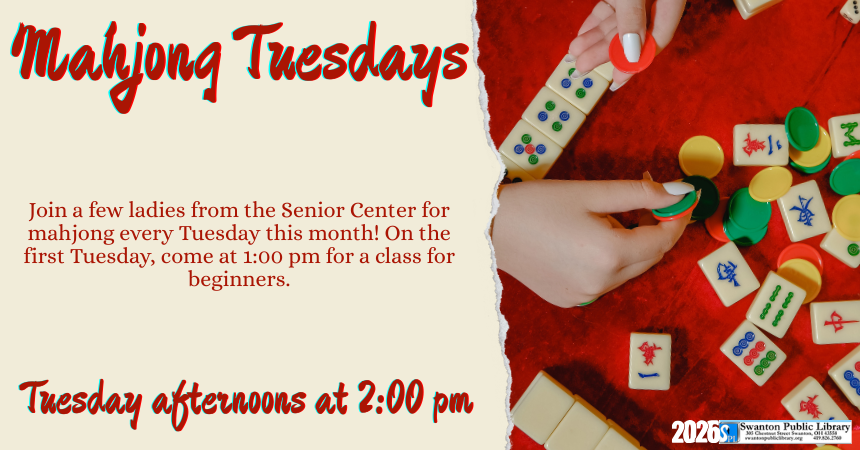 Mahjong Mania! Tuesdays