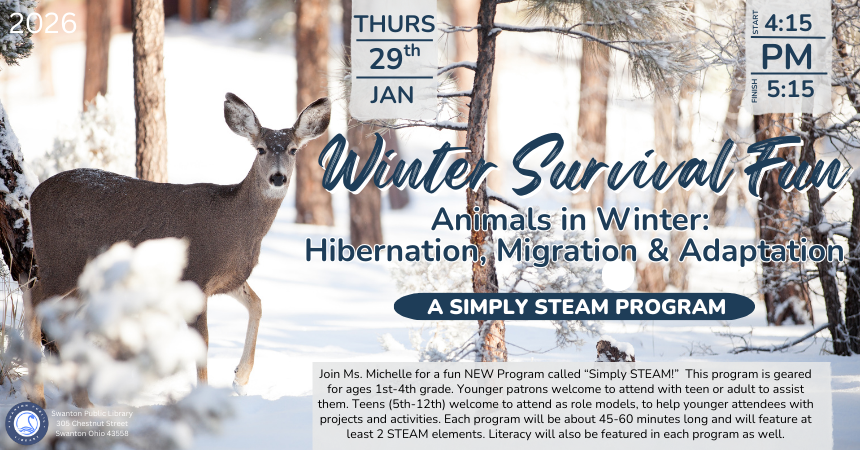Simply STEAM for grades K-4 - Winter Survival Fun: Animals in Winter