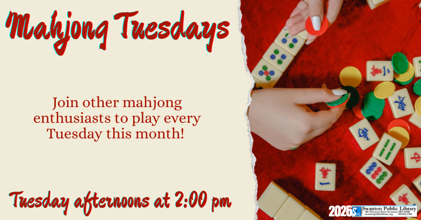 Mahjong Mania! Tuesdays