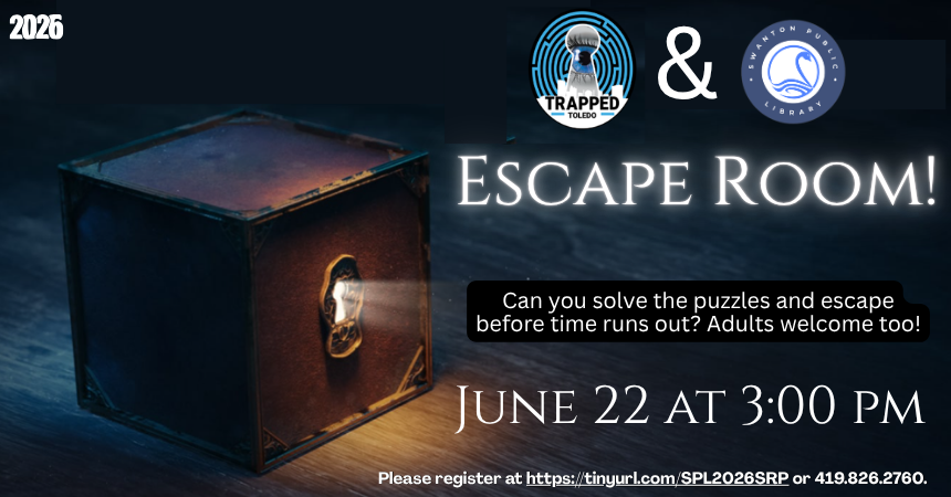 Escape Room! with Trapped Toledo (teens/adults)