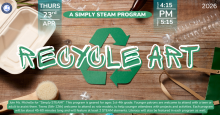 Simply STEAM for grades K-4 - Recycle Art