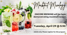 Mocktail Mixology with Oncore Brewing