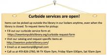 Information about curbside services