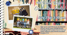 100 Books Before Graduation Party (grades 6-12)