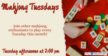 Mahjong Mania! Tuesdays