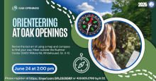 Orienteering at Oak Openings (gr. 3-12)