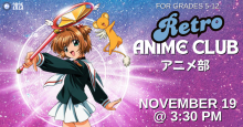 Retro Anime Club for Teens